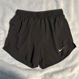 Nike Dri-fit Black Lined Running Shorts Womens Small